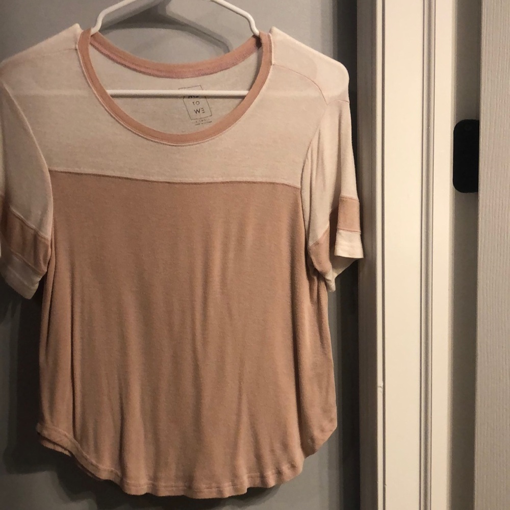 Me to We pink short sleeve
